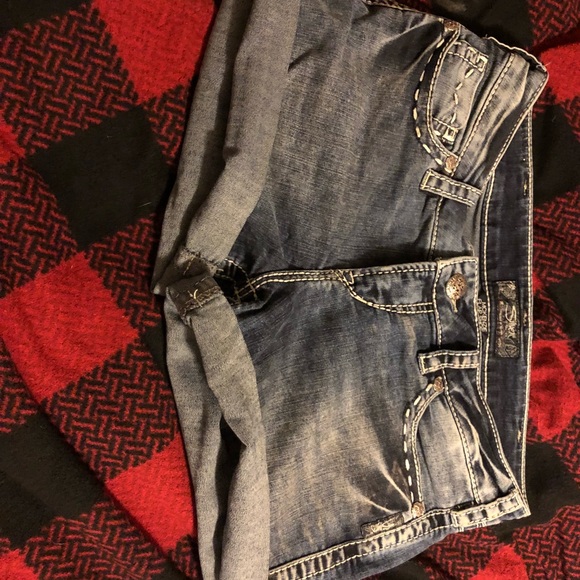 Silver shorts like new - Picture 3 of 3